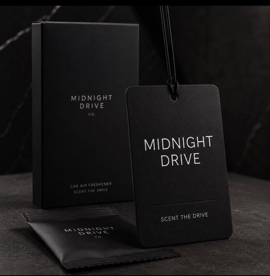 Midnight Drive Car Air Freshener — Coming Soon
