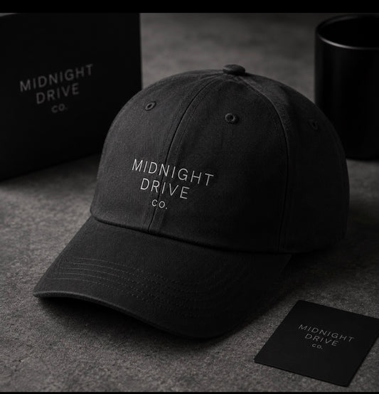 Midnight Drive Co. Cap — Coming Soon